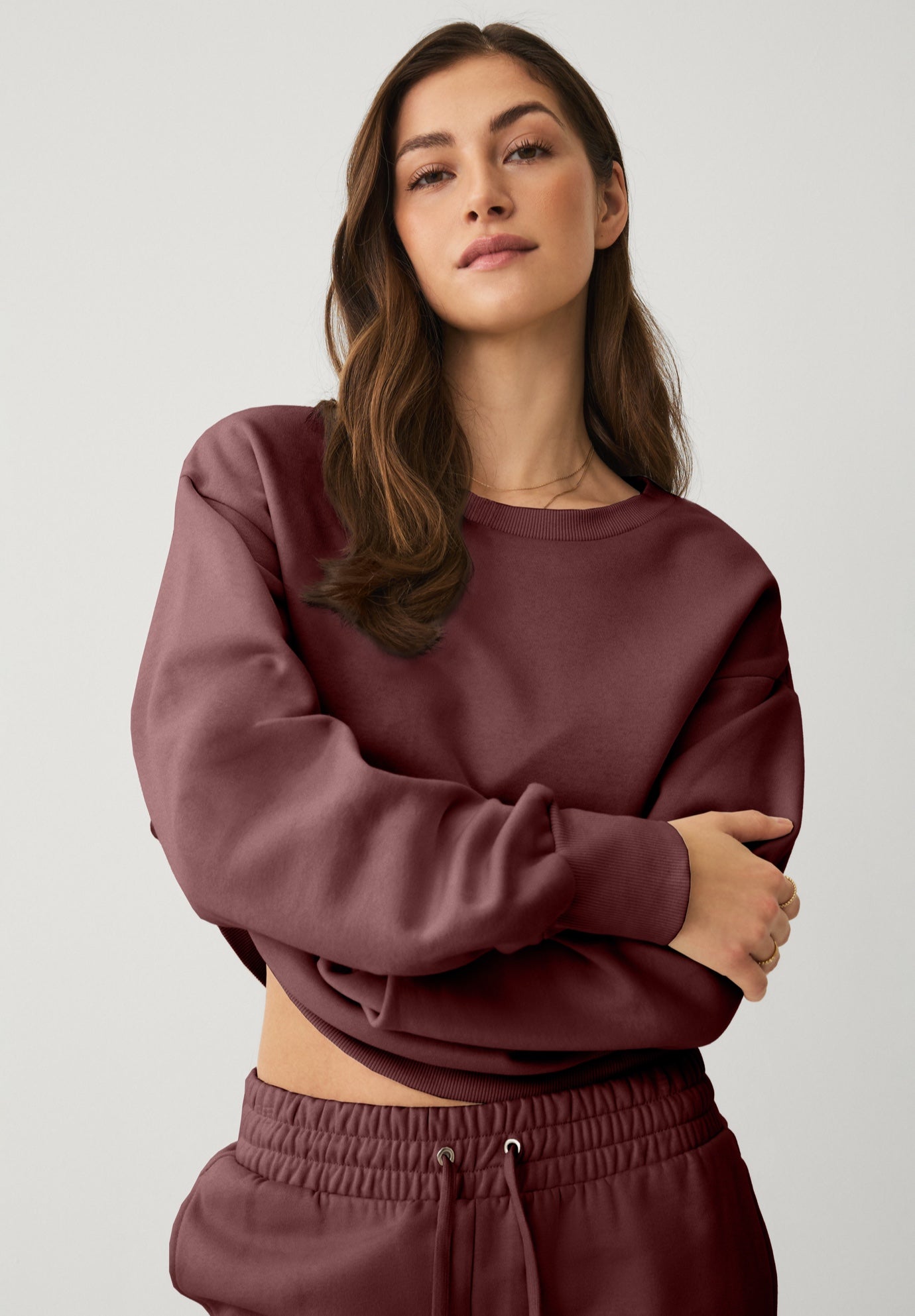 Boxy Fleece Sweatshirt image number 2