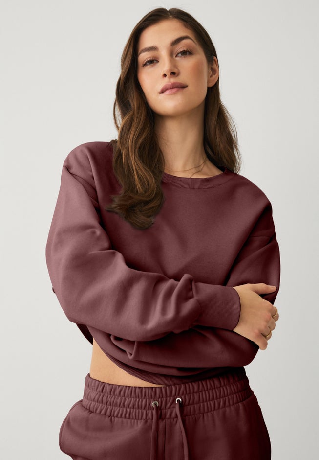 Boxy Fleece Sweatshirt image number 2