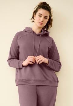 Hooded Fleece Boxy Sweatshirt