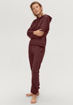 Hooded Fleece Boxy Sweatshirt