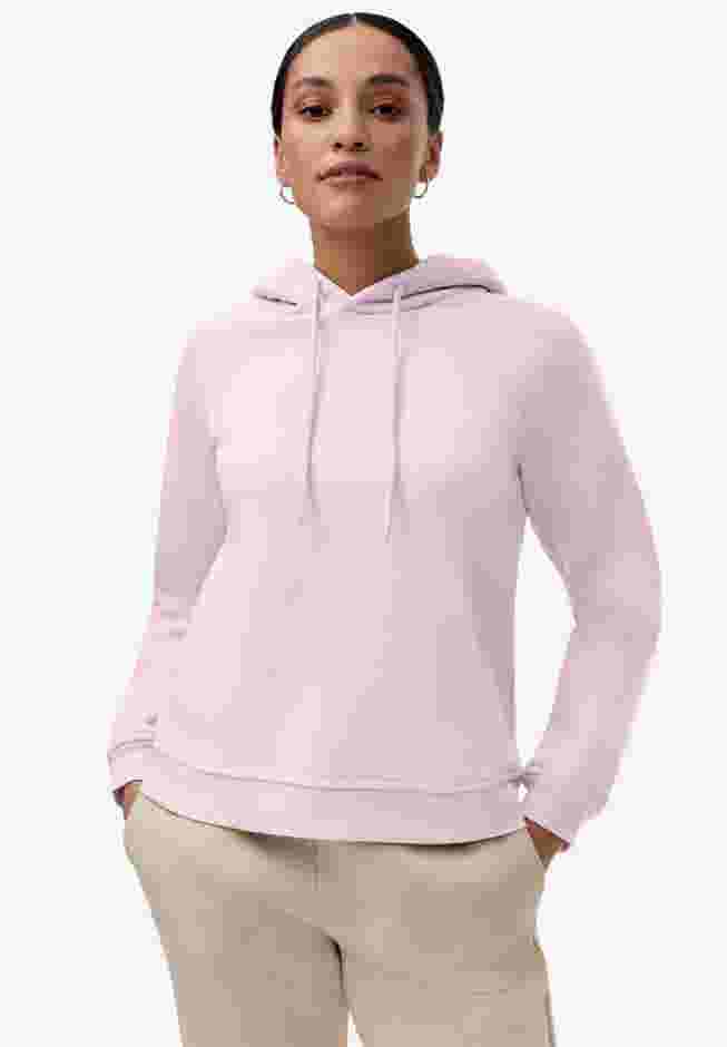 Hooded Fleece Boxy Sweatshirt image number 0