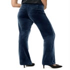 Velvet Wide Leg Pants image number null