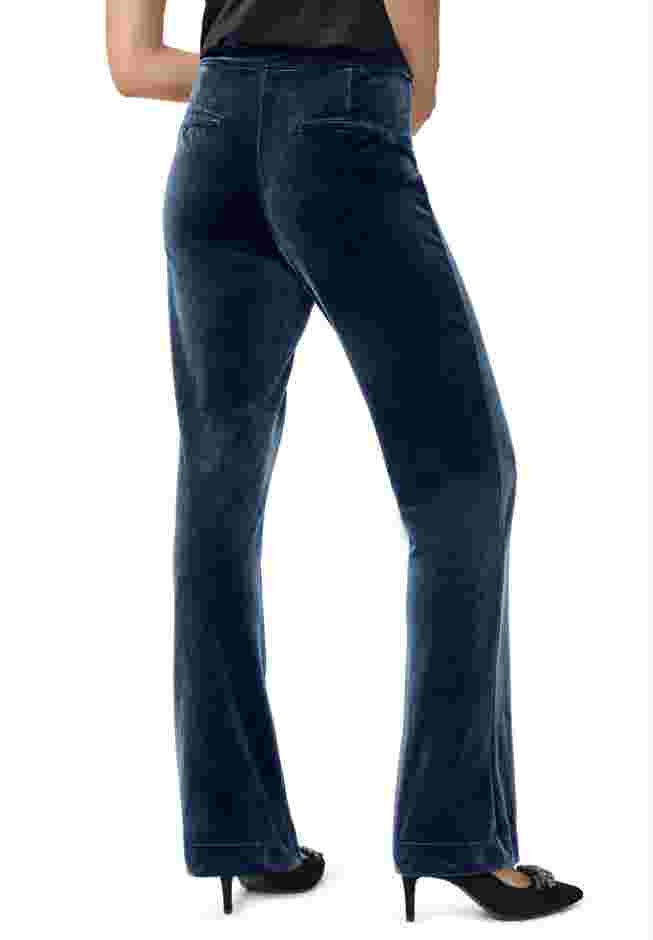 Velvet Wide Leg Pants image number 1