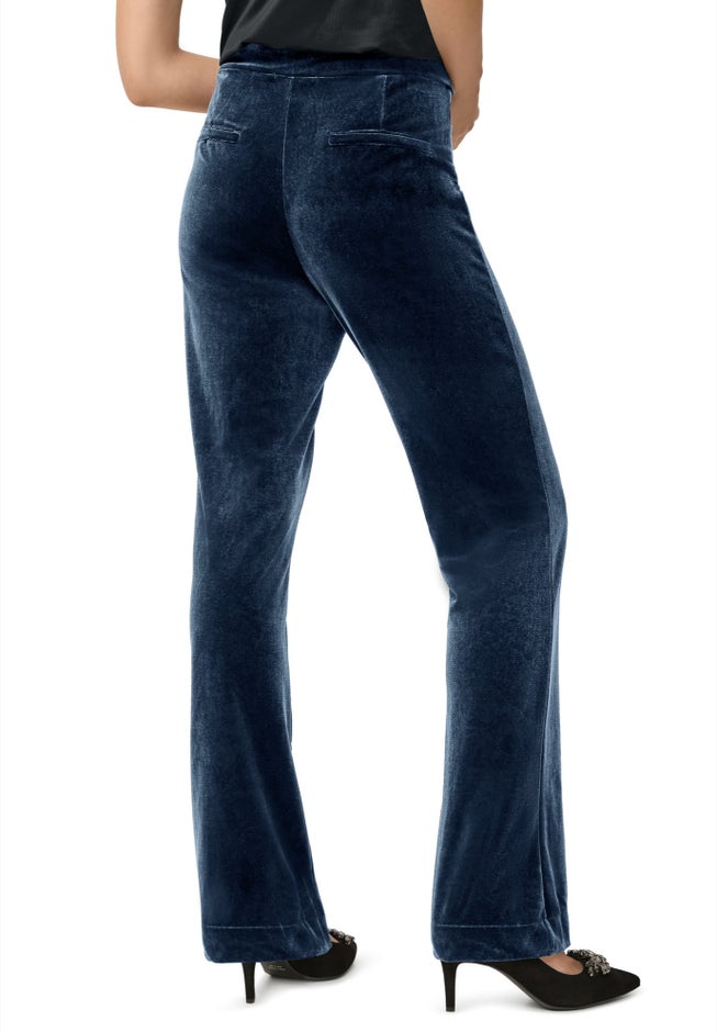 Velvet Wide Leg Pants image number 1