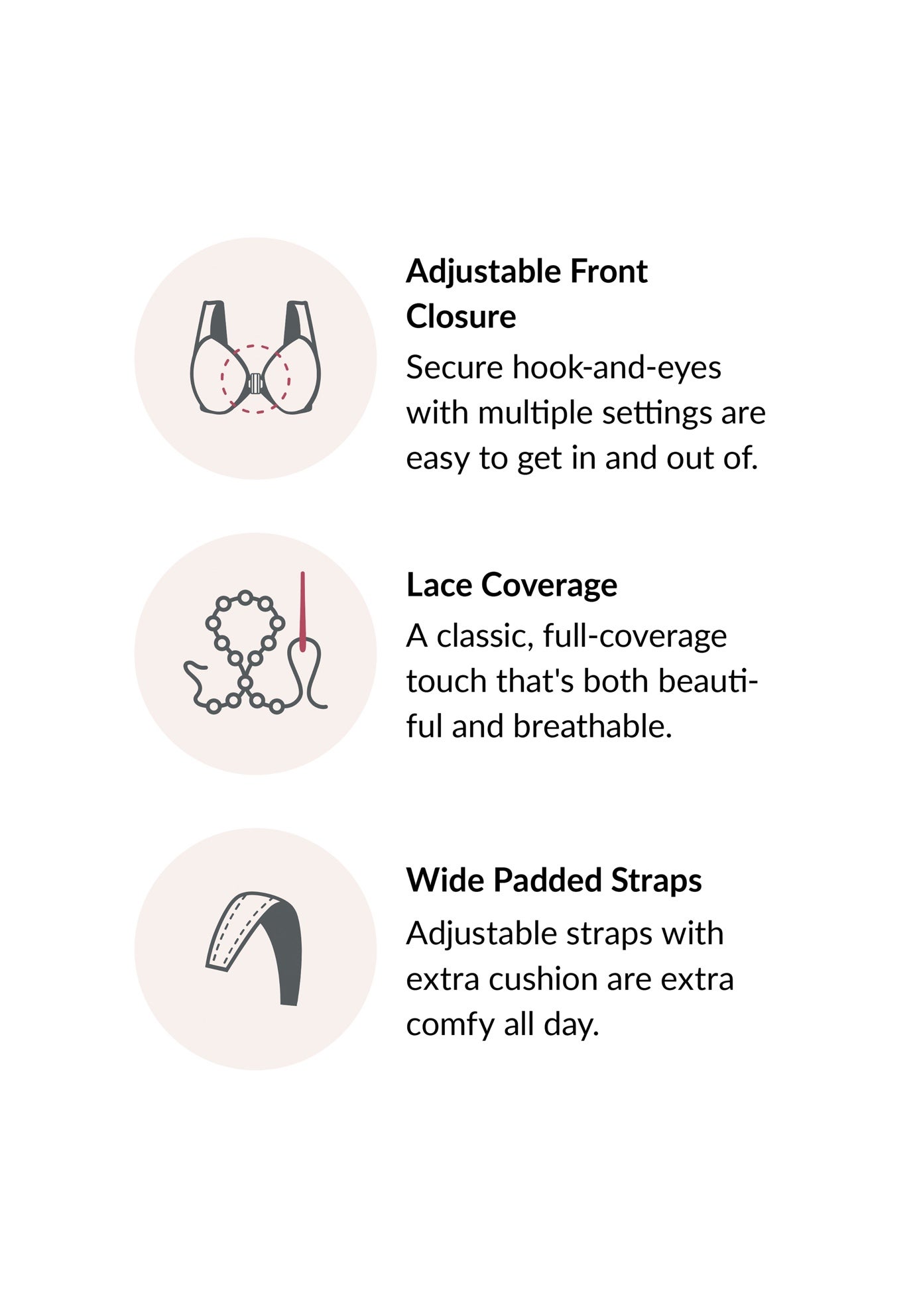 Glamorise&reg; Magic Lift&reg; Front-Close Support Wireless Bra 1200 image number 4