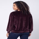 Full Sleeve Velour Top image number 1