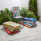 BH Outdoor Performance Flanged Hinged Cushion image number null