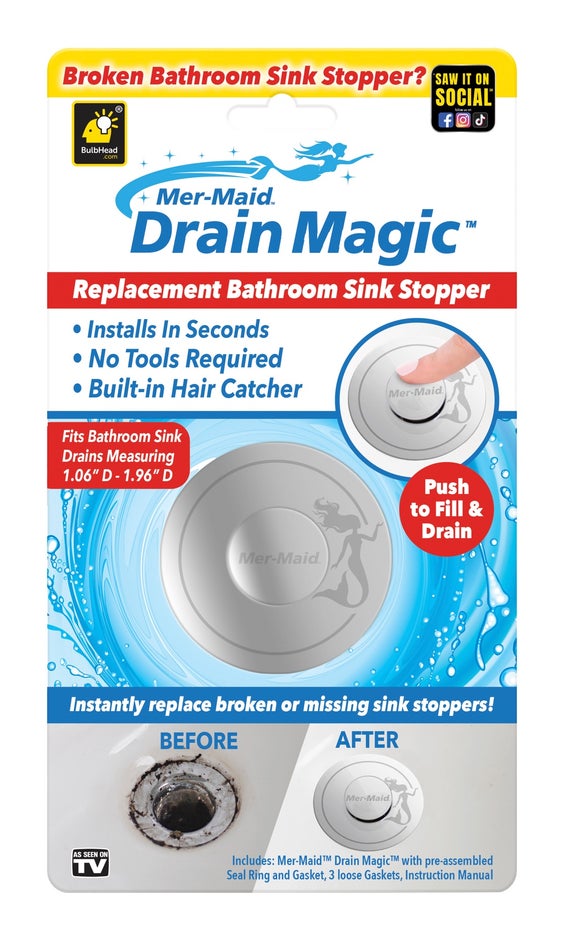 Mer-Maid Drain Magic® Sink Stopper image number 1