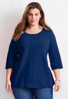 Crochet Trim Tunic