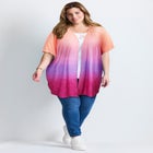 Knit Eyelet Kimono image number 0