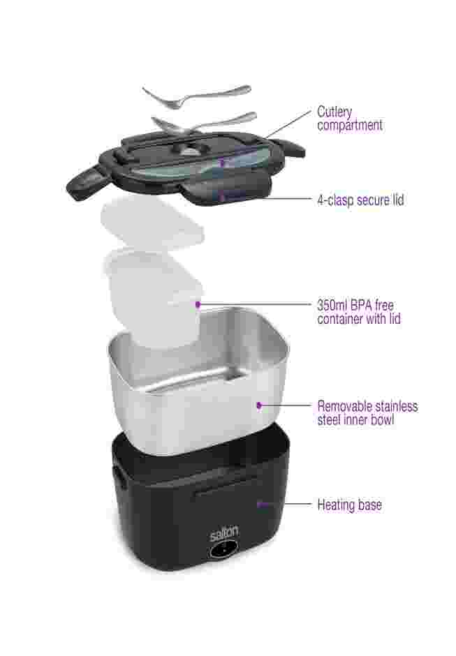 Salton® Portable Electric Lunch Box image number 2