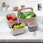 8-Pc. Plastic Food Storage Container Set image number null