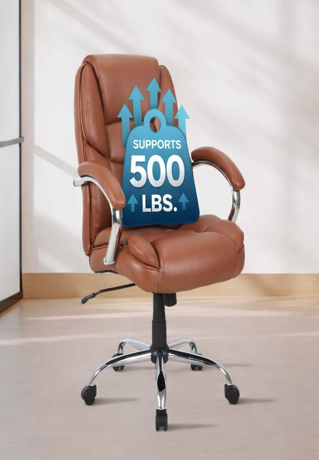 500 lbs. Weight Capacity Memory Foam Office Chair image number 3