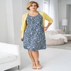 Sleeveless Knit Fit and Flare Knit Dress image number null