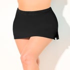 Side Slit Swim Skirt With Built-In Brief image number 0
