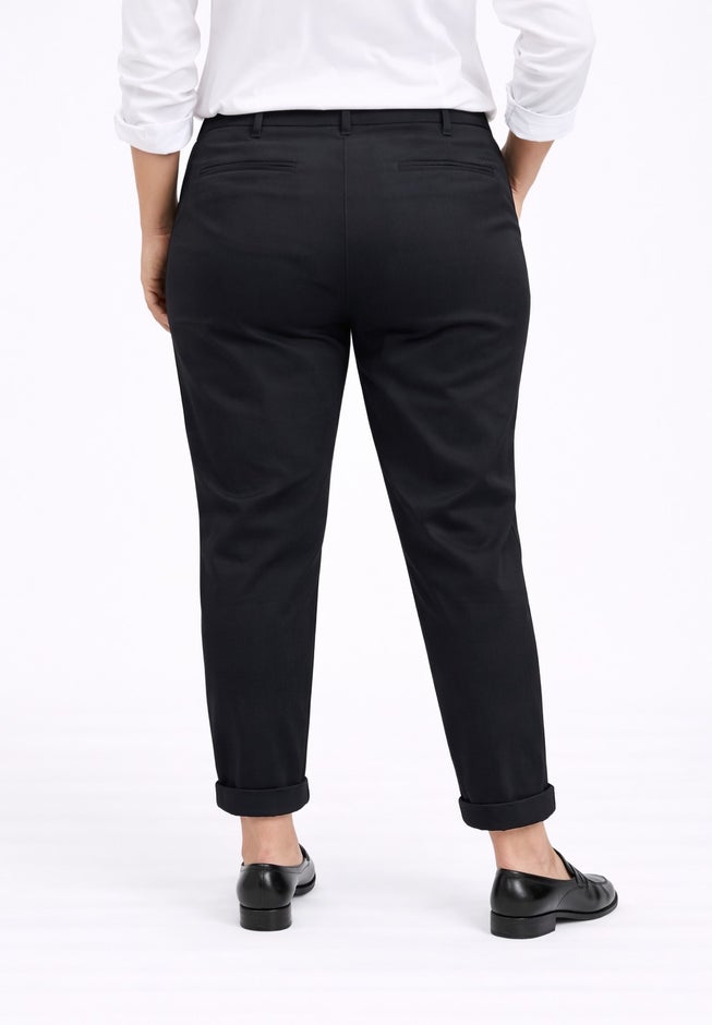 Stretch Chino Mid-rise Tapered Straight Pants image number 1