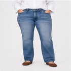 Stretch Mid-rise Adjustable Waist Straight Jean image number 0