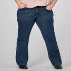 Mid-Rise Bootcut Stretch Jeans image number null