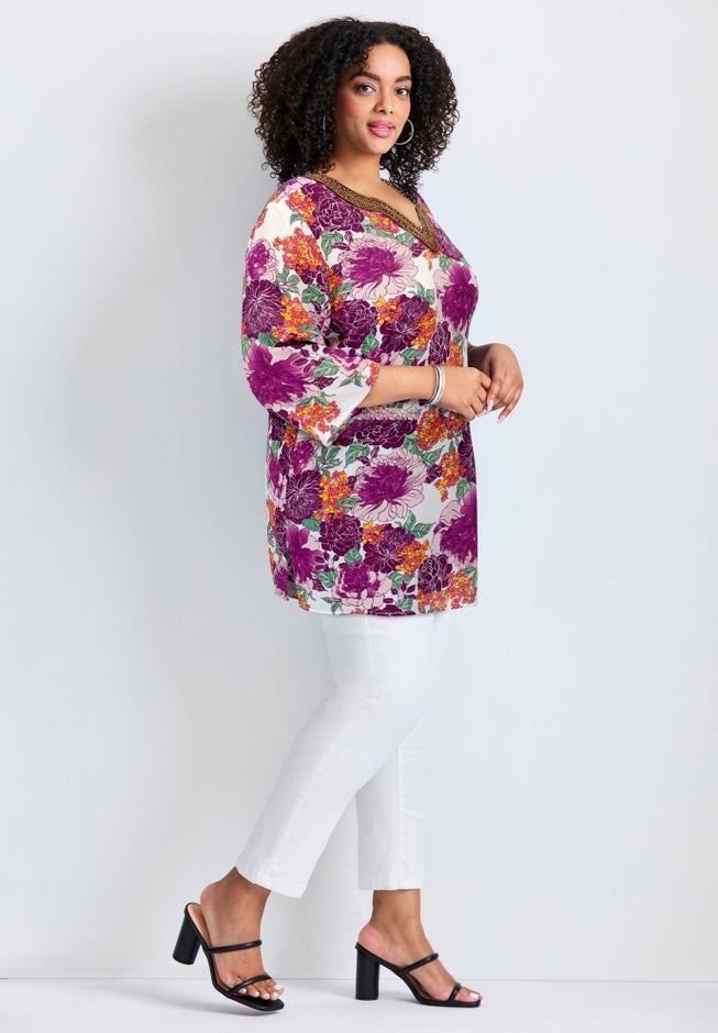 Beaded Embellishment Tunic image number 2