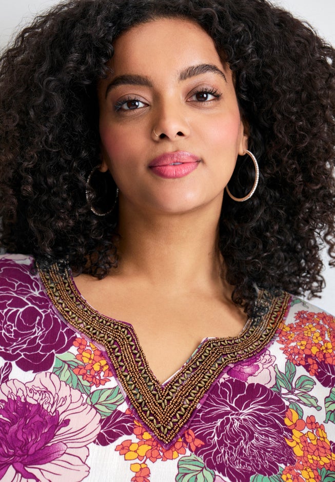 Beaded Embellishment Tunic image number 3
