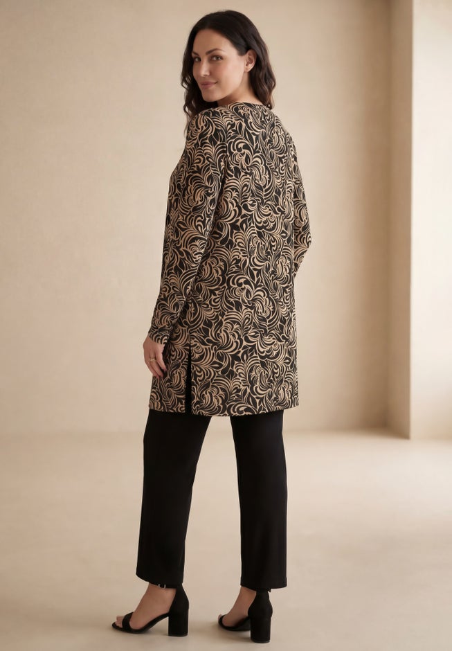 Everyday Stretch Knit Open Front Cardigan image number 1