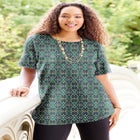 Suprema&reg; Ultra-Soft Scoopneck Tee image number null