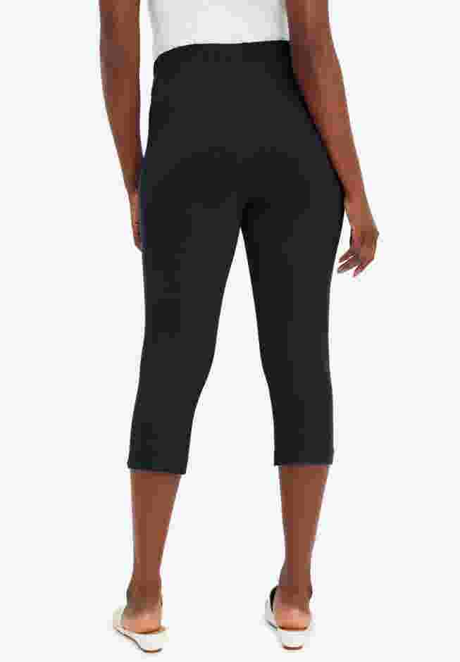 Everyday Stretch Cotton Capri Legging image number 1
