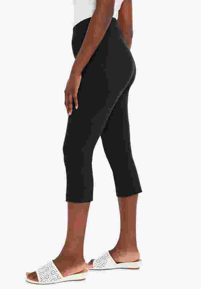 Everyday Stretch Cotton Capri Legging image number 2