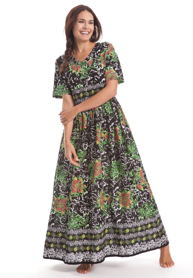 Long Crinkle Cotton Lounger image number 0