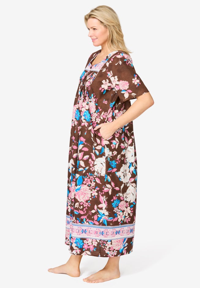 Bib-Front Short Sleeve Maxi Lounger image number 2