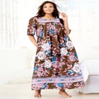 Bib-Front Short Sleeve Maxi Lounger image number null