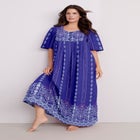 Bib-Front Short Sleeve Maxi Lounger image number null