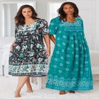 Mixed Print Short Lounger image number null