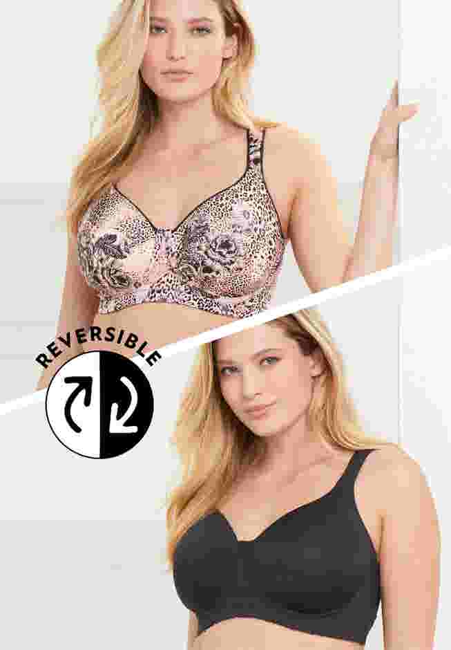 Comfort Choice® Reversible T-Shirt Bra image number 0