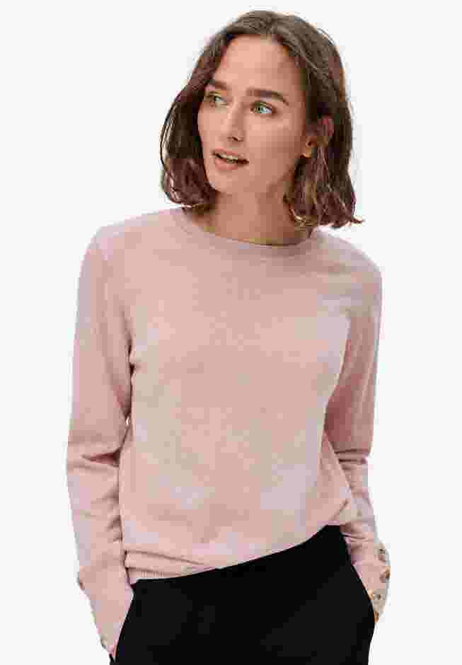 Button-Cuff Pullover image number 0