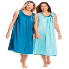 2-Pack Sleeveless Nightgown image number null