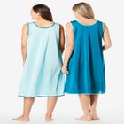 2-Pack Sleeveless Nightgown image number null