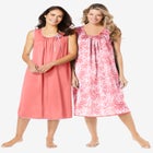2-Pack Sleeveless Nightgown image number null