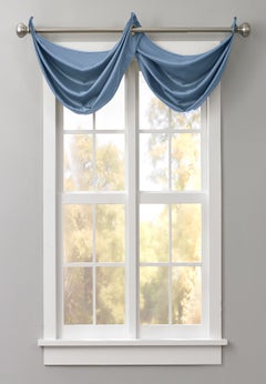 BH Studio Room-Darkening Waterfall Grommet Valance