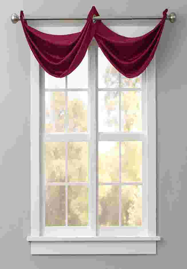 BH Studio Room-Darkening Waterfall Grommet Valance image number 0