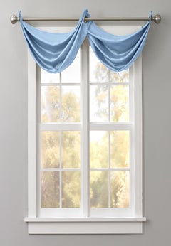 BH Studio Room-Darkening Waterfall Grommet Valance