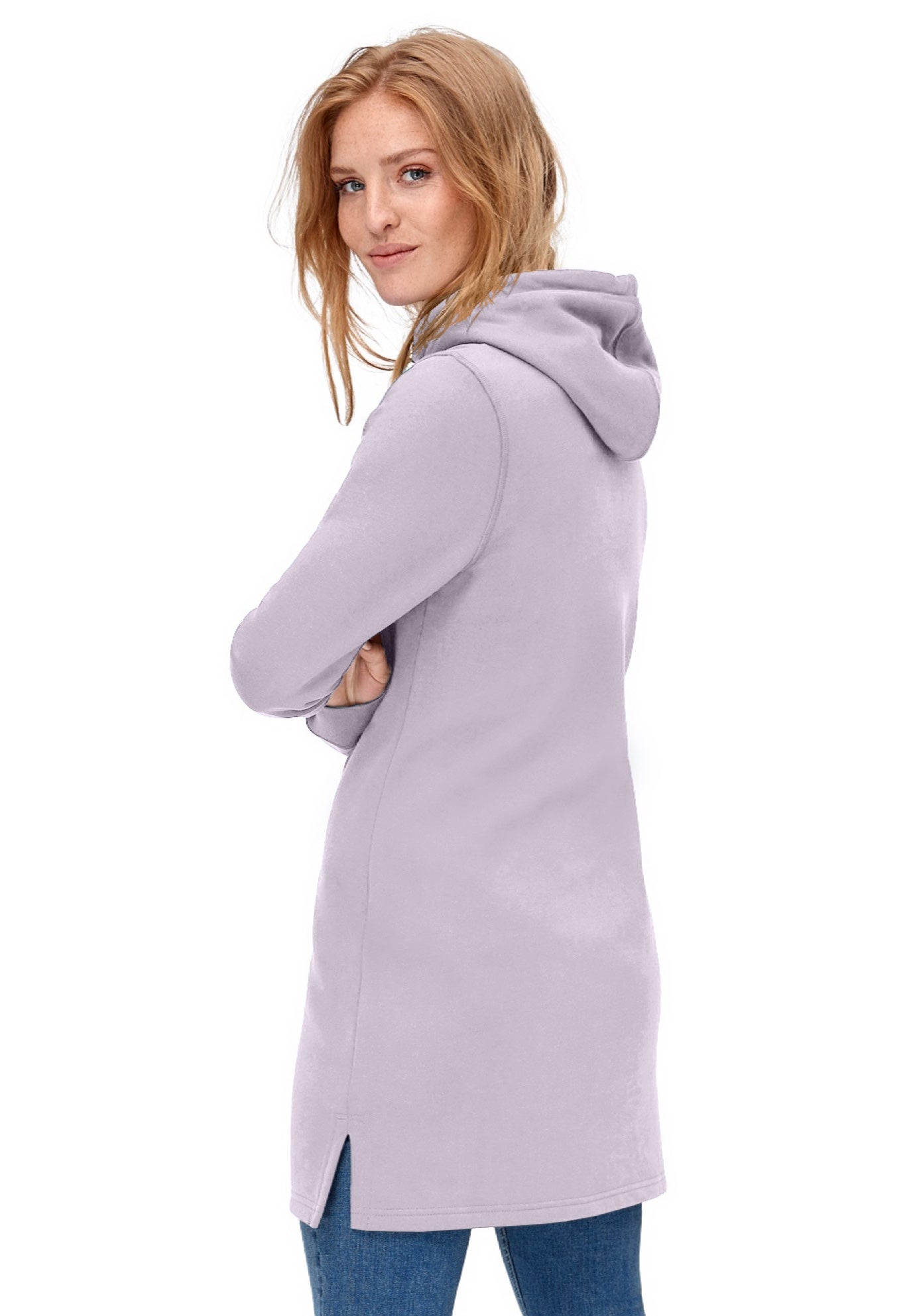 Hooded Sweatshirt Tunic image number 1