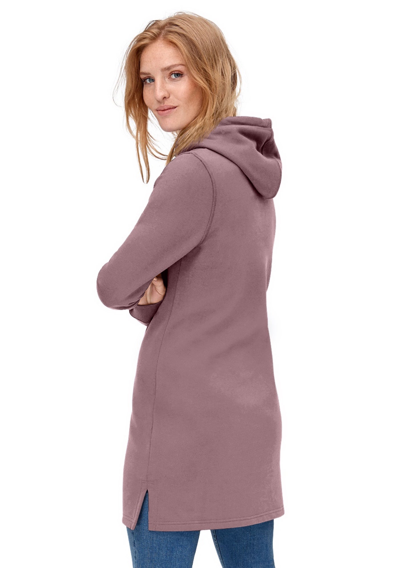 Hooded Sweatshirt Tunic image number 1