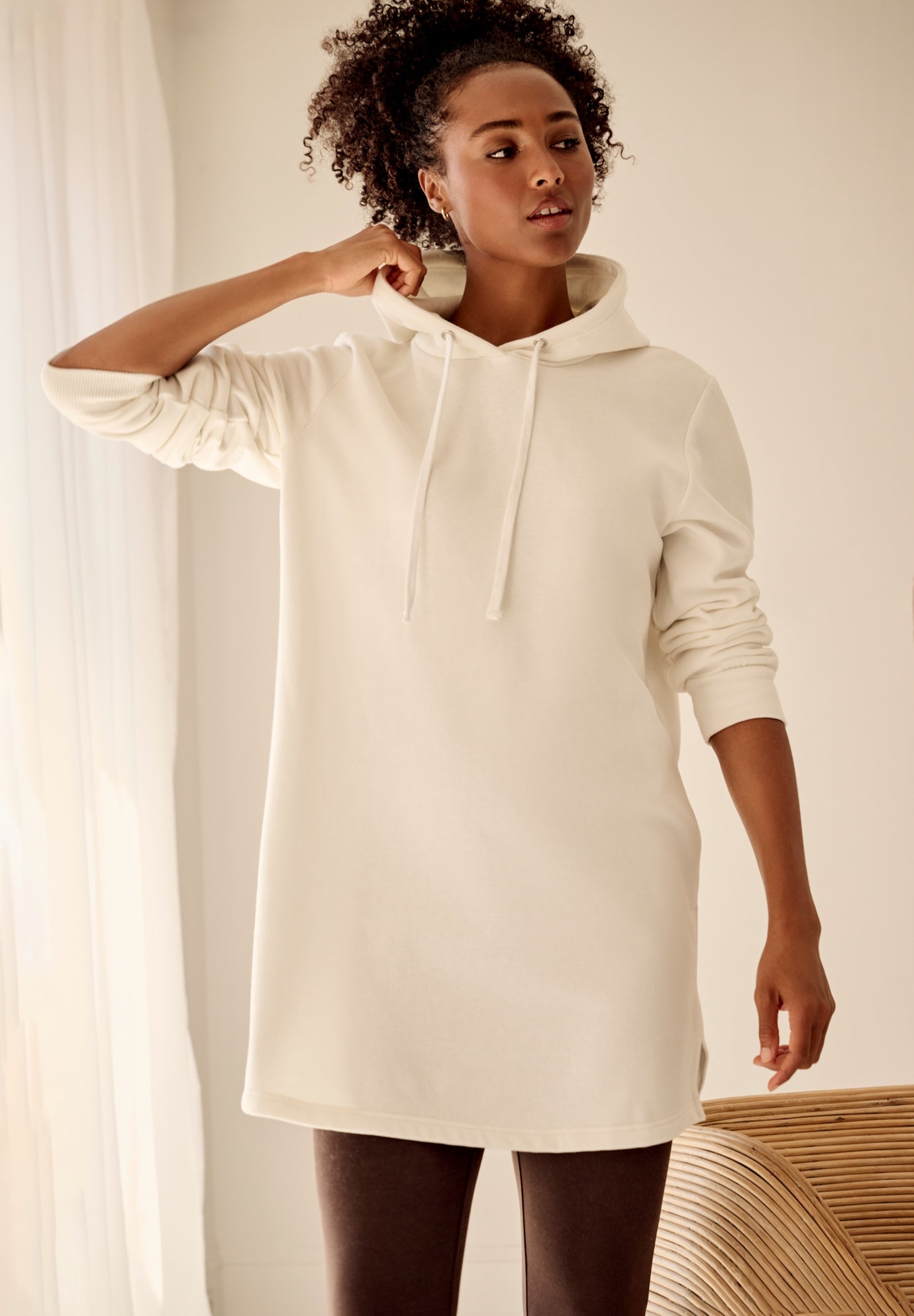 Hooded Sweatshirt Tunic image number 0