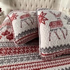 3-Pc. Microfleece Christmas Bedspread Set image number null