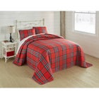3-Pc. Microfleece Christmas Bedspread Set image number 0