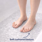 Extra Long Tub Mat With River Stones Design image number null