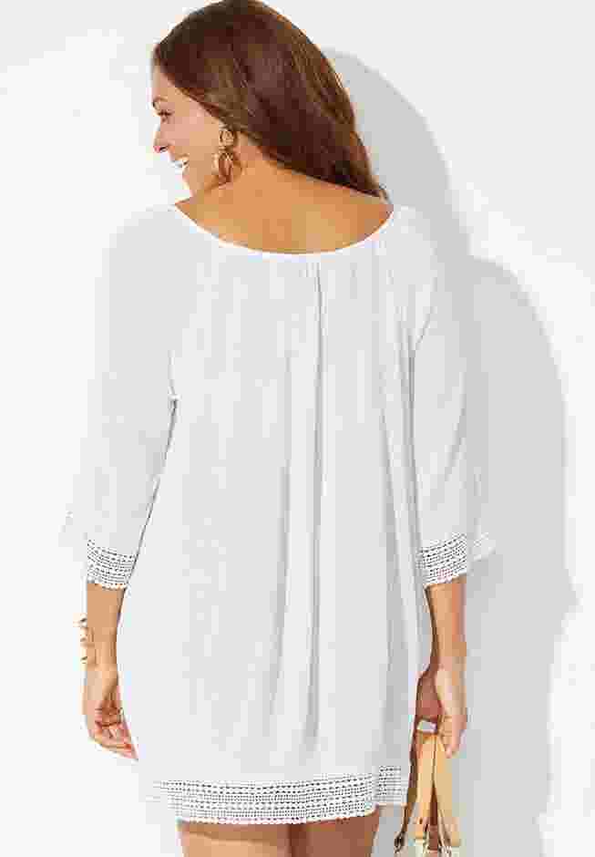 Giana Crochet Cover Up Tunic image number 1