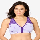 Wireless Front-Close Cotton Comfort Bra image number 0