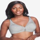 Wireless Front-Close Cotton Comfort Bra image number null